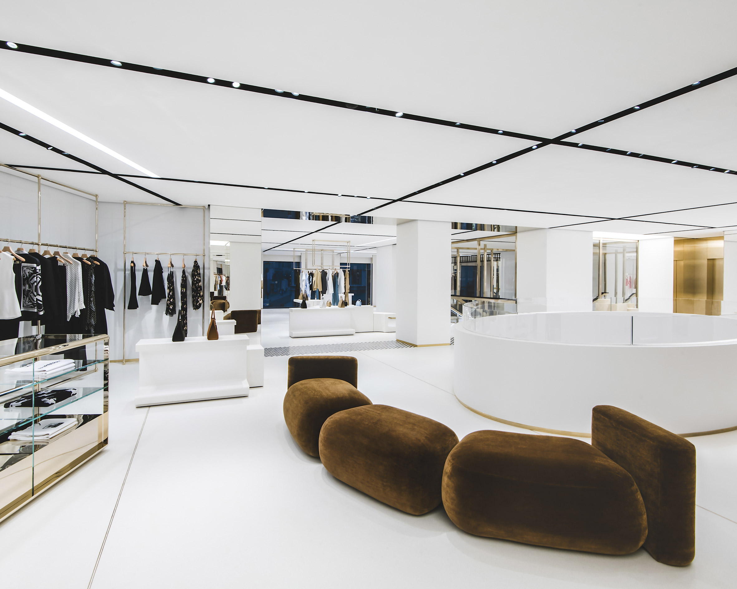 Interior photo of Burberry's New Bond Street Store
