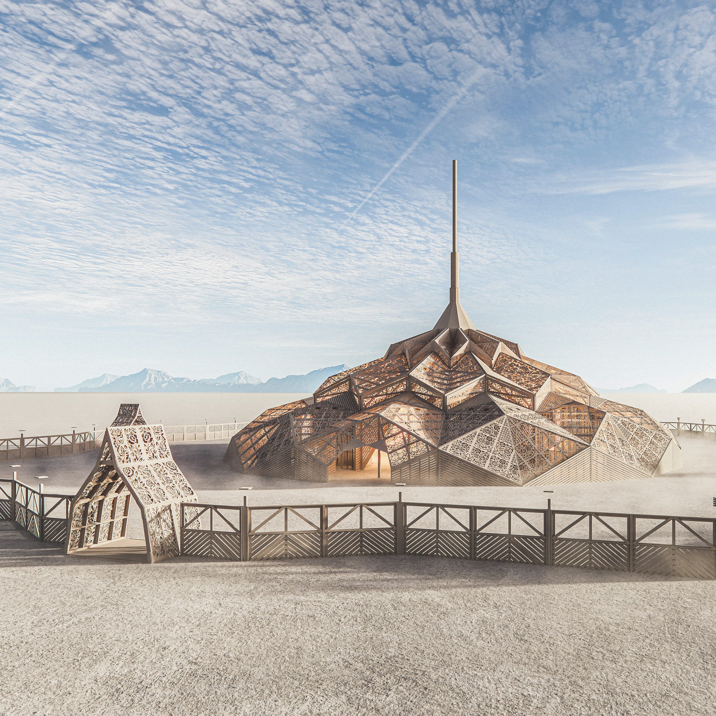 Burning Man 2022 Temple Burn