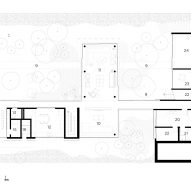 A plan of Casa Brisa by FGMF Architetos