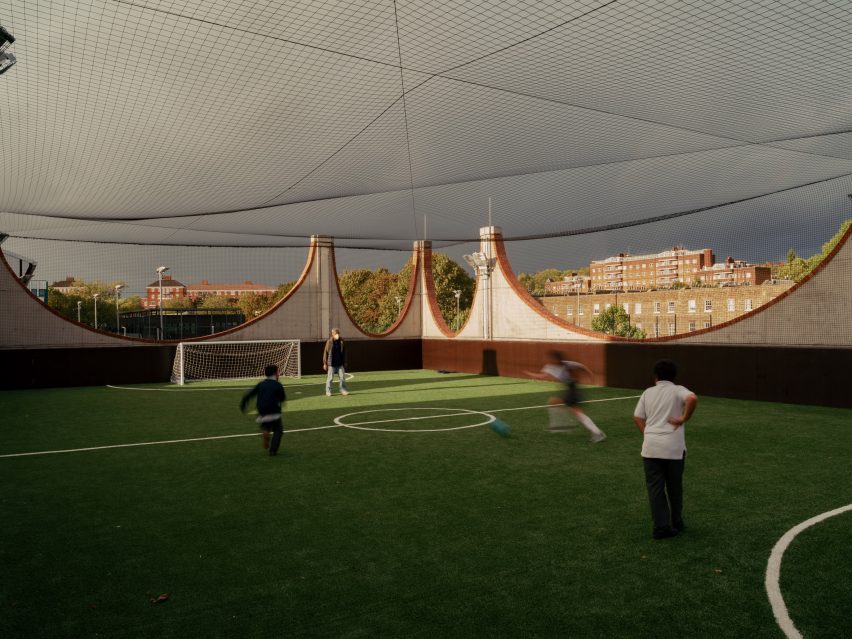 Rooftop playing field