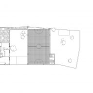 First floor plan of Central Somers Town in Camden by Adam Khan Architects