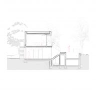 Section of Clifftop House by Kontextus