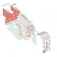 Axonometric of Duchesse in Brussels by Notan Office