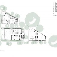 Third floor plan of Fenwick St