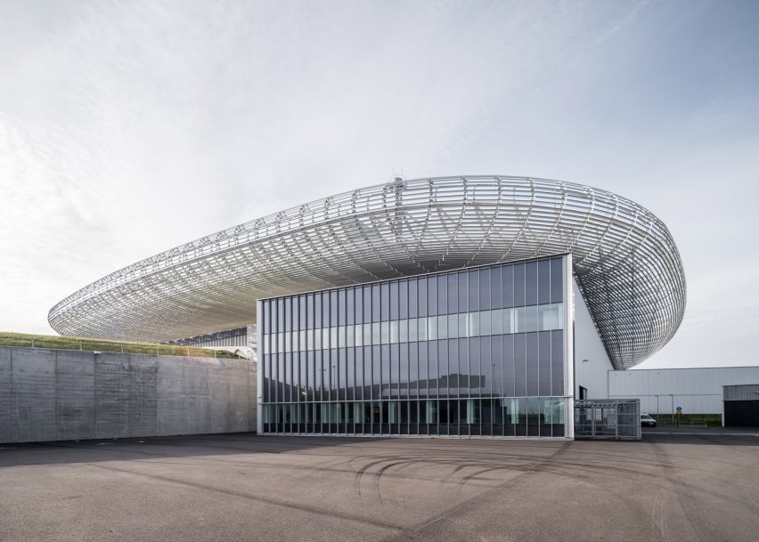 Exterior of European Spallation Source by Henning Larsen and Cobe
