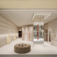 FOG Architecture adds playful tailoring motifs to Xiaozhuo boutique in Shanghai