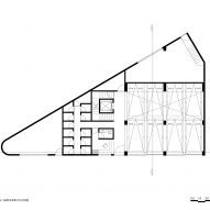 Ground floor plan of MO288 housing by HGR Arquitectos