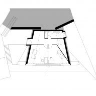 First floor plan of Family home in Pernek by Ksa Studený