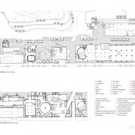 Floor plans of Kingway Brewery renovation by Urbanus