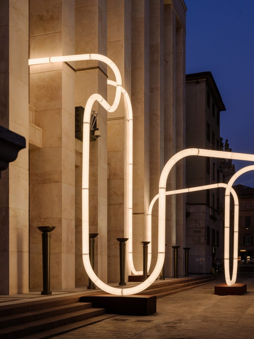 Bergamo light installation by Objects of Common Interest