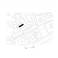 Site plan of a house in Lisbon by Bak Gordon Arquitectos