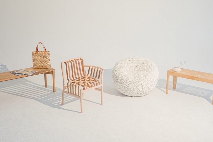 Overview of furniture pieces from Taiwan Pavilion at Maison&Objet 2023