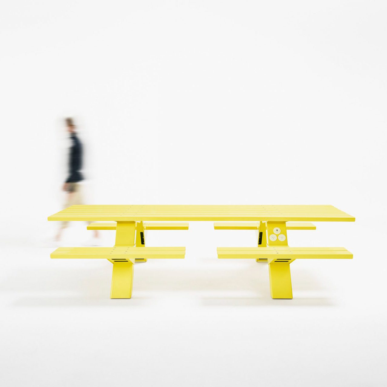 Yellow Mass table by Alexander Lotersztain for Derlot