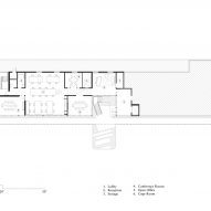 Plan of Michael Hsu studio in Austin