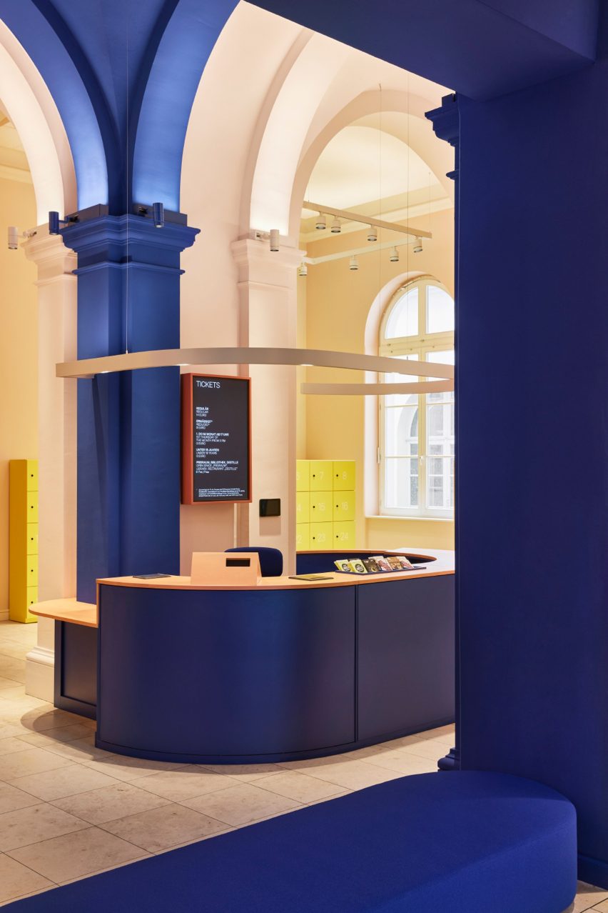 Ticket booths of museum in Hamburg by Studio Besau-Marguerre