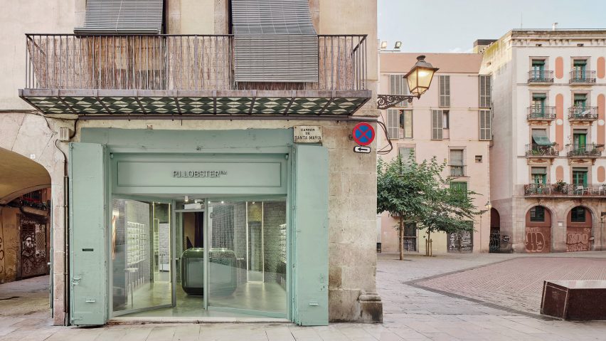 PJ Lobster eyewear store in Barcelona by El Departamento