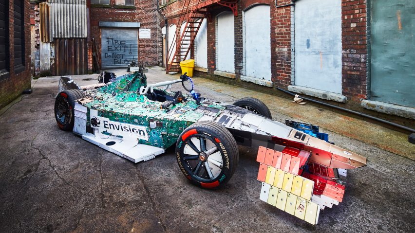 Recover-E car made from electronic waste