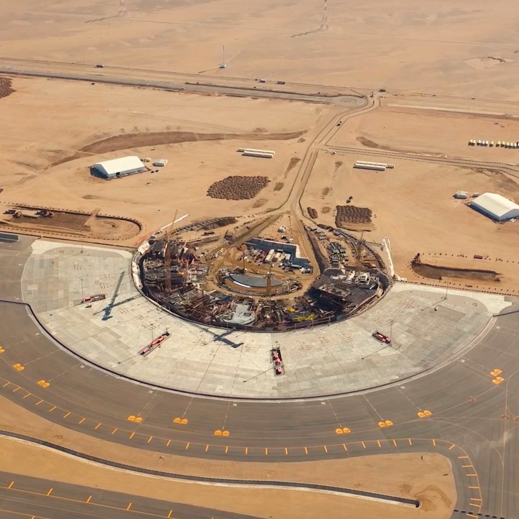 Drone video reveals construction progress on Red Sea International