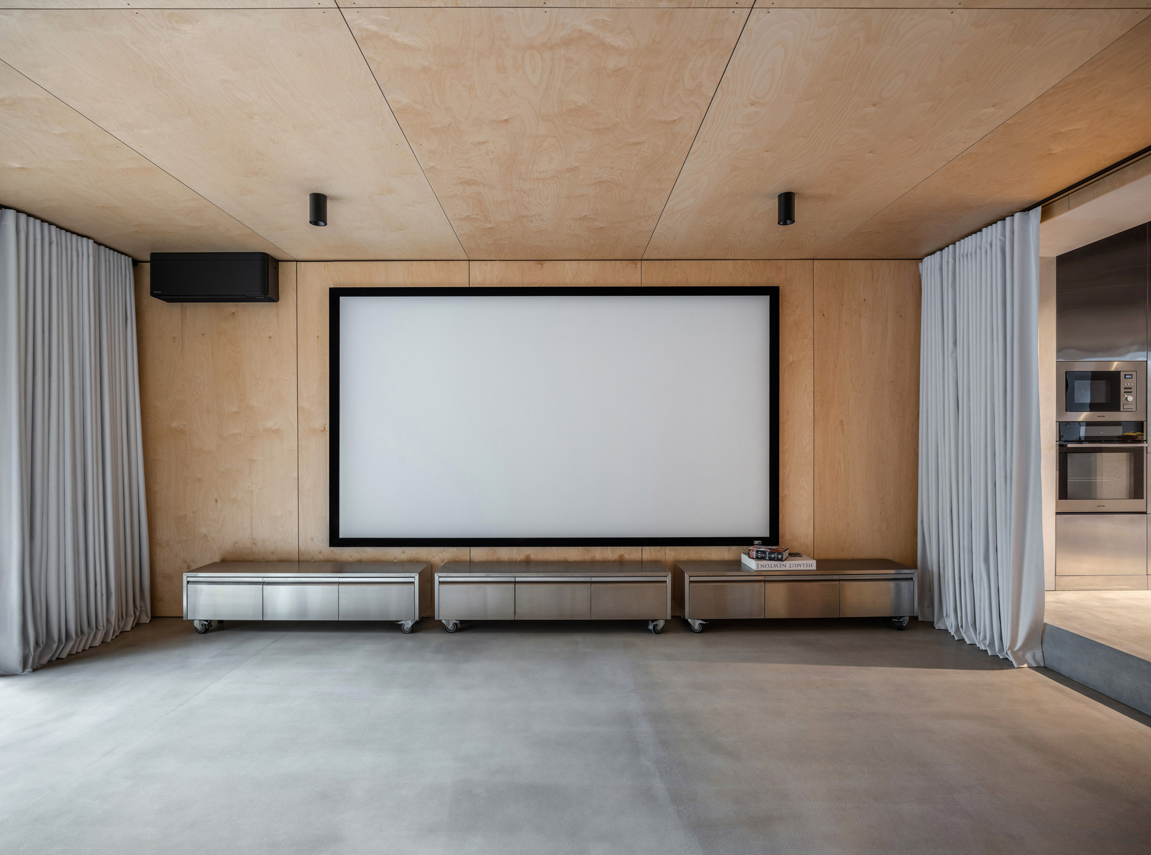 Photograph of home theatre space