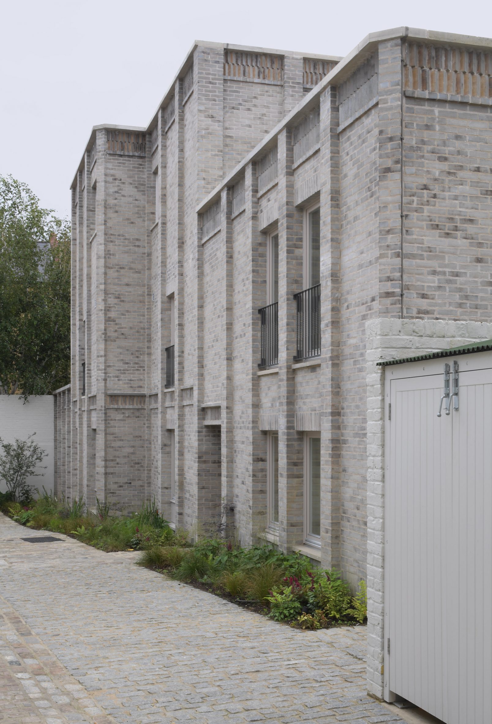 Exterior photo of Lavender Hill Courtyard Housing
