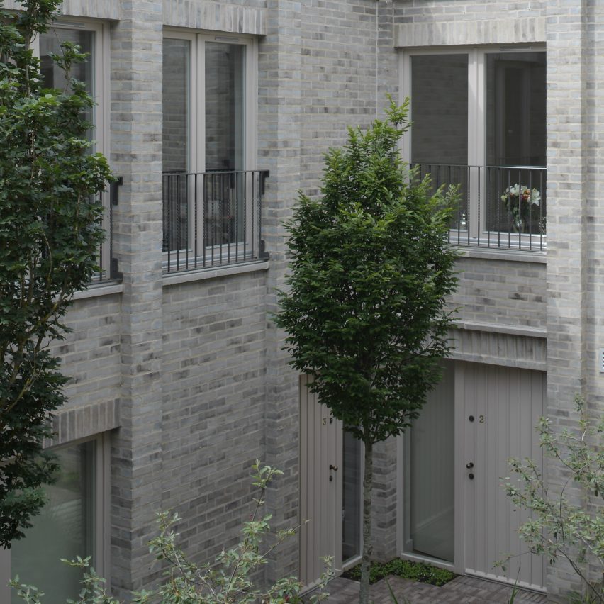 Photo of Lavender Hill Courtyard Housing that is 2023 Stirling Prize-shortlisted