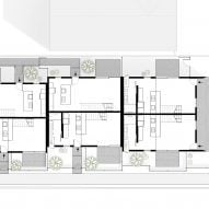 Ground floor plan of the Polker House by SinHei Kwok