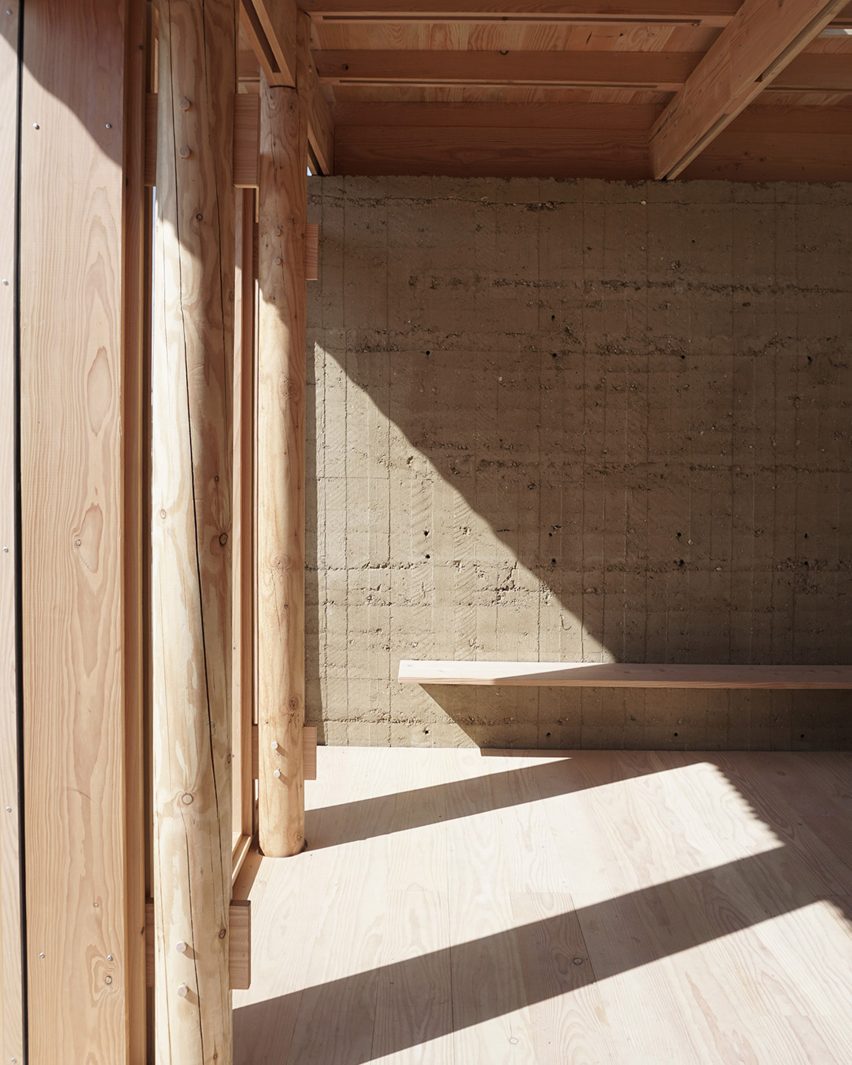 Blank wooden interiors