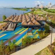 Studio Gang and SCAPE add timber canopy to "inclusive" park on Memphis waterfront