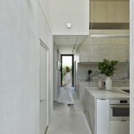 White marble kitchen interior by The LADG