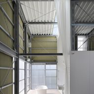 Interior of Warehouse Villa by Arii Irie Architects