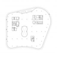 Third floor plan of Wilmar HQ by Eric Parry Architects