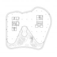 Fourth floor plan of Wilmar HQ by Eric Parry Architects