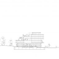 Section of Wilmar HQ by Eric Parry Architects