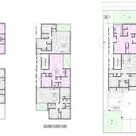 Floor plans of the Axoloti apartment building by Yu2e