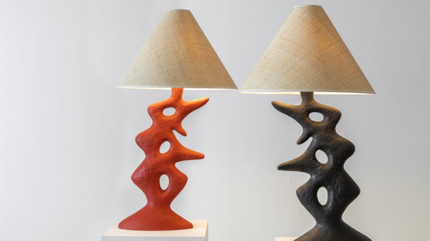 Photo of lamps by Elizabeth Garouste and Ralph Pucci