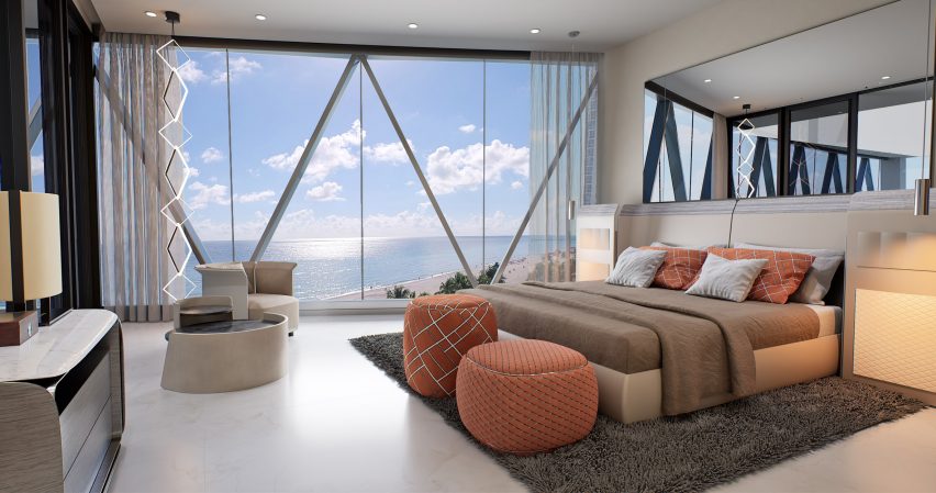 Bedroom featured in the Bentley Residences Tower