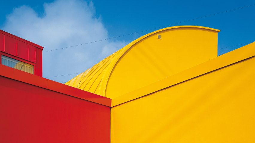 Photo of a colourful structure