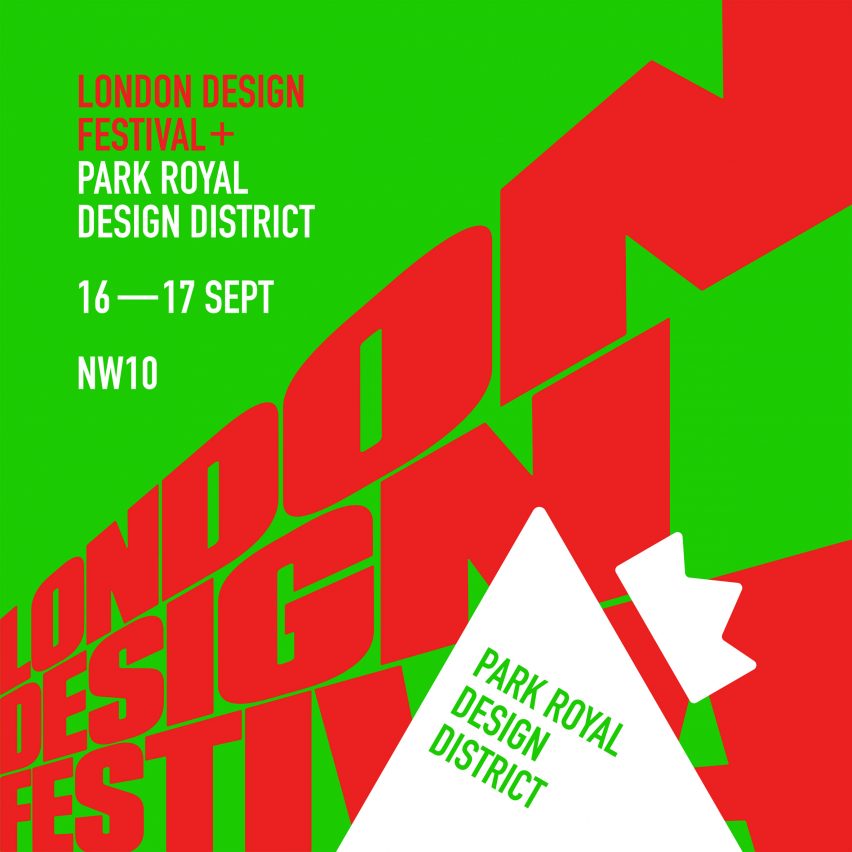 Graphic with Park Royal Design District logo