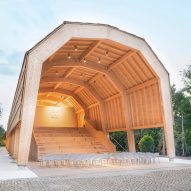 Pedrali marks its 60-year history with wooden pavilion and exhibition