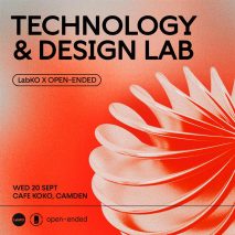 Graphic with Technology and Design Lab logo