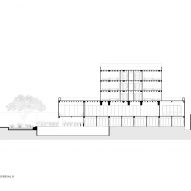 Section of Section of Hotel Albor San Miguel de Allende by Productora and Esrawe Studio