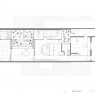 Floor plan of the Sunday house by Architecture Architecture