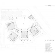 First floor plan of Kindergarten of Museum Forest by Atelier Apeiron