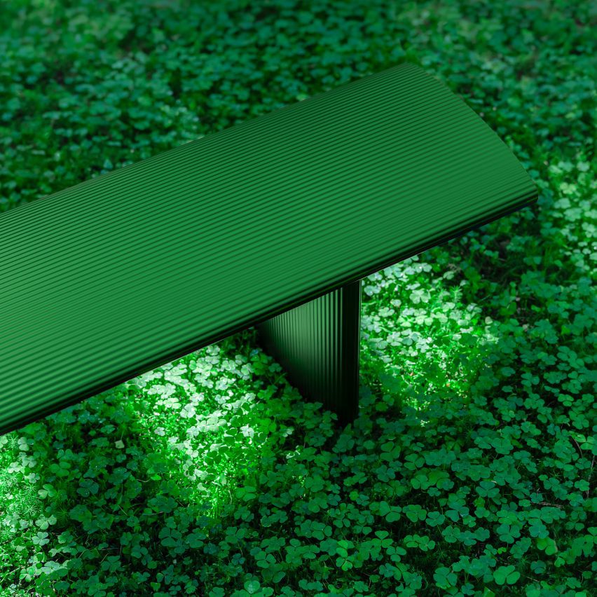 Bello! bench by Hydro and Lars Beller Fjetland