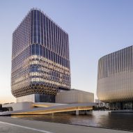 Benzene rings inform patterned facades of Ascentage Pharmaceutical Headquarters