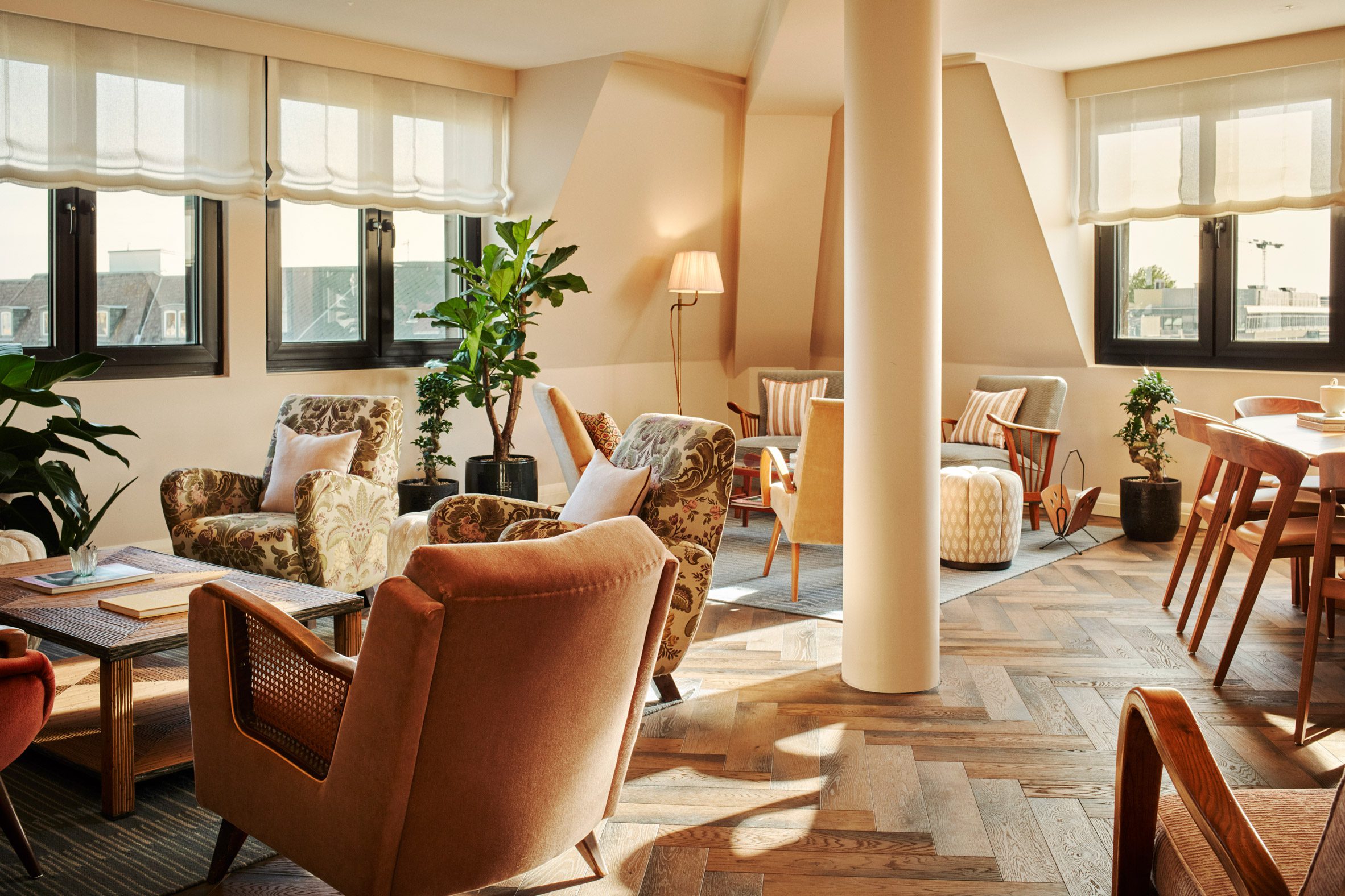 Overview of The Apartment inside The Hoxton hotel in Charlottenburg, Berlin