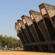 Conservation groups call for Charles Correa's under-threat modernist stadium to be saved
