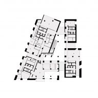 First floor plan of UCL East Marshgate by Stanton Williams