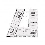 Fifth floor plan of UCL East Marshgate by Stanton Williams