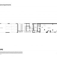 Ground floor plan of Ferrars and York apartments by Hip V Hype and Six Degrees Architects